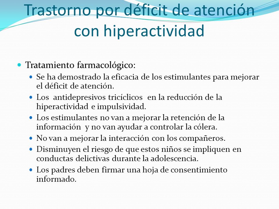 tratamiento trastorno por déficit de atención con hiperactividad tratamiento trastorno por déficit de atención con hiperactividad